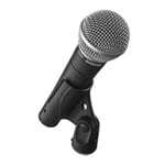 Shure SM58 Dynamic Vocal Microphone, Stagg Stand & Lead