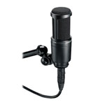 Audio-Technica Condenser Microphone AT2020+ Stagg Table Stand  + Lead