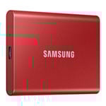 Samsung T7 Red 2TB Portable SSD USB-C/A Gen2