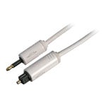 Techlink WiresMEDIA 3.5mm to Toslink Optical Cable 2M White
