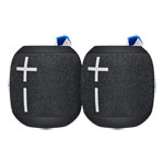 Duo Pack Ultimate Ears Wonderbooms 2 Wireless Bluetooth Speakers Waterproof Black