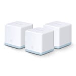 Mercusys Dual-Band S12 3 Pack Home/Office AC1200 WiFi Mesh System 3500sq/ft - White