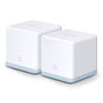 Mercusys Dual-Band S12 2 Pack Home/Office AC1200 WiFi Mesh System 2800sq/ft - White