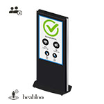 Beabloo Interaction Care Bundle - 1 Year Occupancy - 43" Samsung Screen in Freestanding Totem