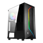 MSI Black MAG VAMPIRIC 100R Mid Tower Tempered Glass PC Gaming Case