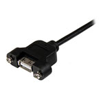 2 ft StarTech.com Panel Mount USB Cable