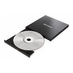 Verbatim External Slim x8 CD/DVD MDISC Writer USB Type C/A Bkack PC/MAC