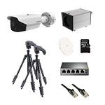 Thermal Screening Bundle, High-End Eco, 6mm Eco Bullet Camera, 2x Tripods