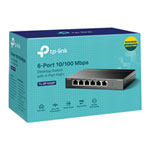 TPLINK 6-Port Desktop Switch with 4-Port PoE+