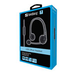 Sandberg Office Headset with Microphone Stereo USB