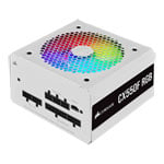 Corsair 550 Watt CX550F RGB Fully Modular PSU/Power Supply White