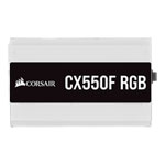 Corsair 550 Watt CX550F RGB Fully Modular PSU/Power Supply White