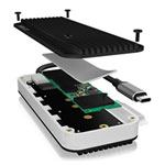 ICY BOX RGB M.2 NVMe SSD USB-C Gen2 External SSD Enclosure
