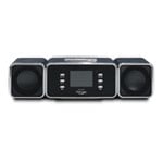 HiPoint Black Mini Speaker with microSD Slot Rechargable/Mains Portable