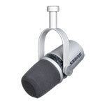 Shure MV7 Silver USB Mic
