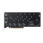ASUS HYPER M.2 PCIe x16 Gen 4 NVMe Card with 4x M.2 Slots