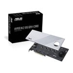 ASUS HYPER M.2 PCIe x16 Gen 4 NVMe Card with 4x M.2 Slots