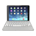 ZAGG Durable Folio Case with Hinged Bluetooth Keyboard for iPad Air 2 - White