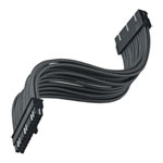 SilverStone 30cm 24-pin ATX Extension Power Cable - Black