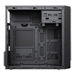 CiT Home Micro-ATX RGB Strip PC Case Black