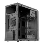 CiT Home Micro-ATX RGB Strip PC Case Black