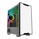 GameMax Commando White MATX Tempered Glass PC Gaming Case