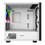 GameMax Commando White MATX Tempered Glass PC Gaming Case