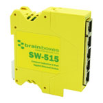 Brianboxes 5-Port Industrial Unmanaged Compact Gigabit Ethernet Switch