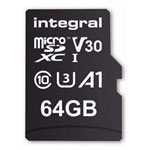 Integral High Speed 64GB V30 microSDHC/XC