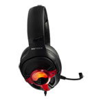 Meters Wired RGB 7.1Ch Surround Gaming Headphones  - Red