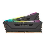 Corsair Vengeance RGB PRO SL Black 16GB 3200MHz AMD Ryzen Tuned DDR4 Memory Kit