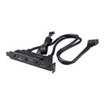 Akasa USB 3.1 Gen2 Internal to External PCI Bracket