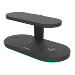 Canyon 5-In-1 Wireless Charging Station 24W for Apple Devices with UV