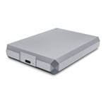 LaCie Mobile 4TB External Portable USB-C/A Gen 2 Hard Drive/HDD - Space Grey