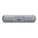 LaCie Mobile 4TB External Portable USB-C/A Gen 1 Hard Drive/HDD - Space Grey