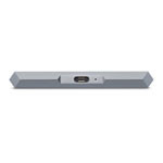 LaCie Mobile 2TB External Portable USB-C/A Gen 2 Hard Drive/HDD - Space Grey