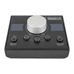 ADAM Audio T7V Speakers, Mackie Big Knob Monitor Controller, Monitor Stands and Cables