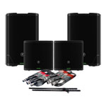 Mackie SRT215 - 15" (Pair),SR18S 18" Subs (Pair) with Spacers and XLR Leads