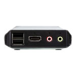 ATEN 2-Port USB HDMI KVM Switch with Remote Port Selector