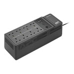 APC Back-UPS 850VA with 8 UK Sockets/USB-A+C Charging inc Surge Protection