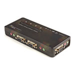 StarTech.com 4-Port USB KVM Switch with Cables