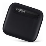 Crucial X6 2TB External Portable Rugged SSD USB-C/A - Black