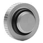 EK-Quantum Torque Satin Titanium G1/4 Water Cooling Plug with Badge