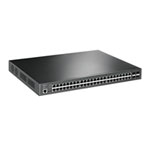 tp-link JetStream 48-Port Gigabit L2+ PoE+ Managed Rackmount Switch with 4x SFP Slots