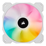 Corsair iCUE SP120 RGB ELITE White Triple 120mm PWM Fan Expansion Pack with Lighting Node CORE