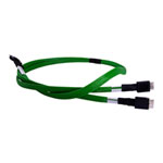 Broadcom 1m SlimSAS to Two x4 SFF-8612 (OCuLink) Cable
