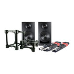 KALI 'IN-8' Monitor Speaker (Pair) + ISO200 Stands + Leads