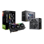 EVGA NVIDIA GeForce RTX 3070 Ti FTW3 ULTRA GPU with EVGA SuperNOVA G3 750W 80+ GOLD PSU