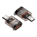 Xclio Pro USB Type C to A Converter USB3.2 Fast 10GB/s OTG PC / MAC / Smartphones / Tablets 120W