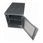 Xclio 12U 600mm x 600mm Deep  Floor Standing Wall Cabinet Lockable Mesh Door Ready Built
